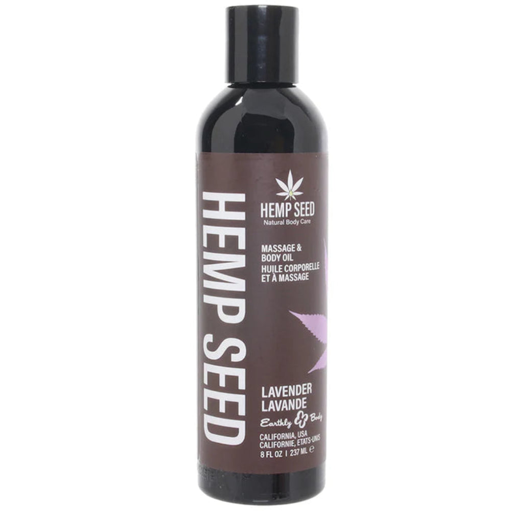 Hemp Seed Massage Oil 8oz/236ml -Lavender