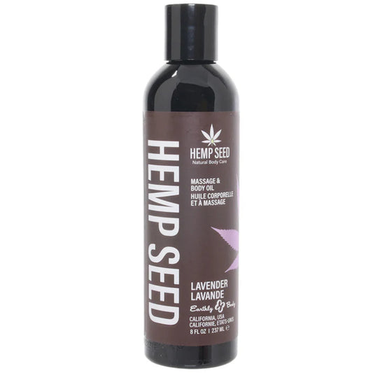 Hemp Seed Massage Oil 8oz/236ml -Lavender