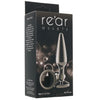 Rear Assets Tapered Gunmetal Gem Butt Plug - Medium
