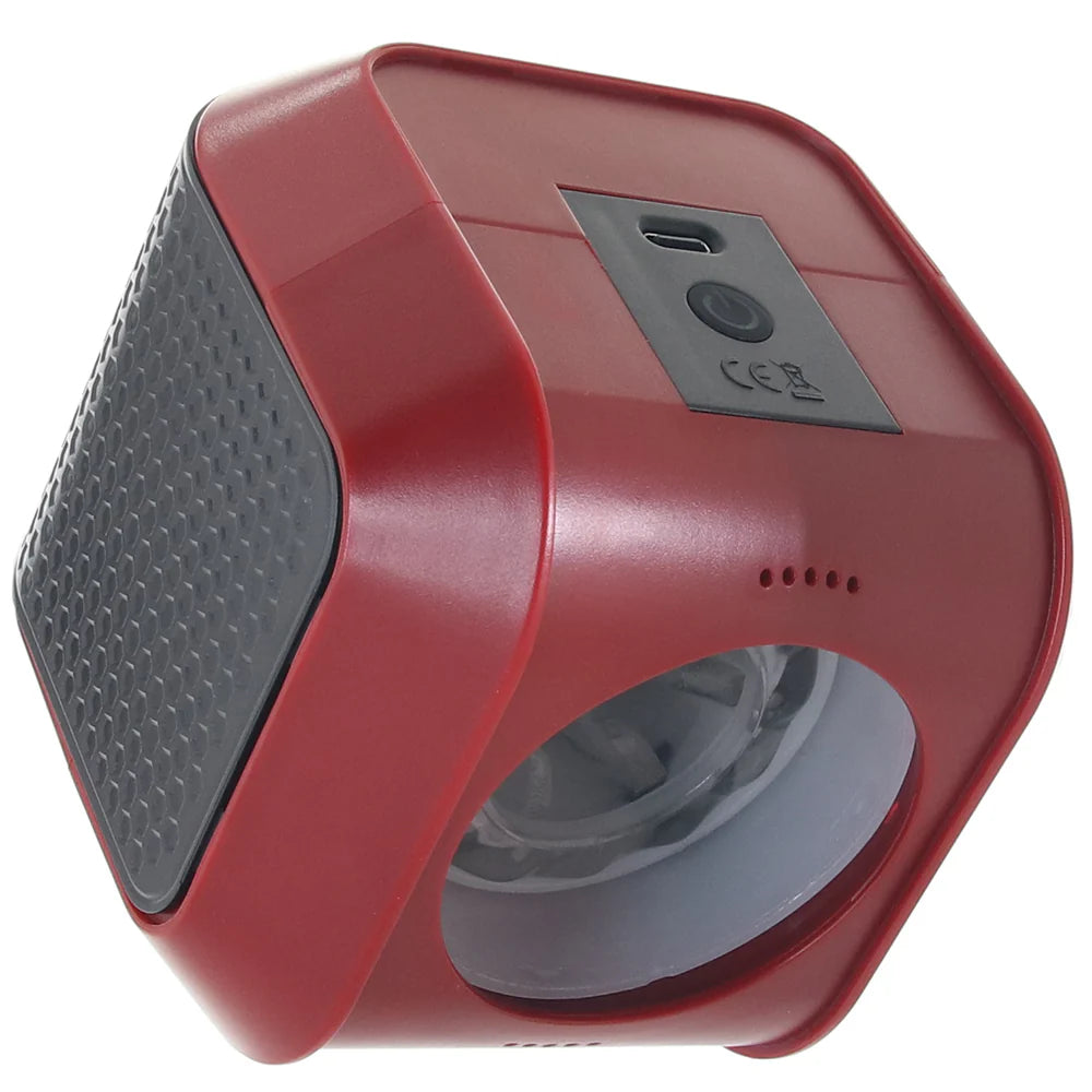 M for Men 'Slambox' Rotating Auto Stroker -Red
