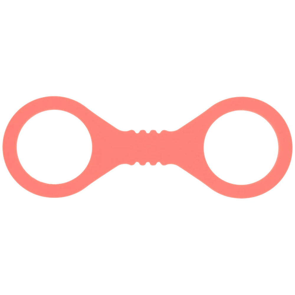 S&M Peaches 'n CreaMe Silicone Cuffs -Large