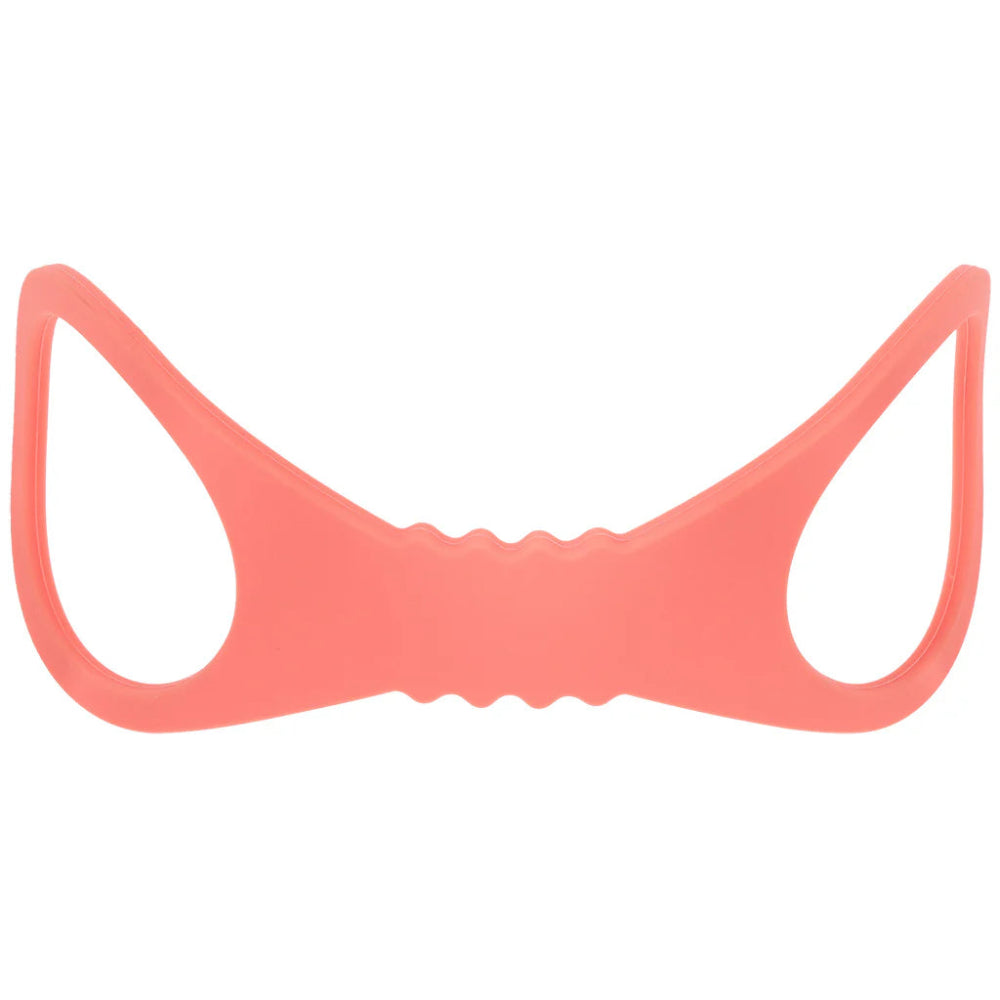 S&M 'Large' Silicone Cuffs Peaches & Cream