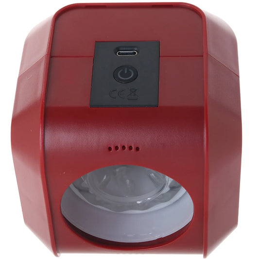 M for Men 'Slambox' Rotating Auto Stroker -Red
