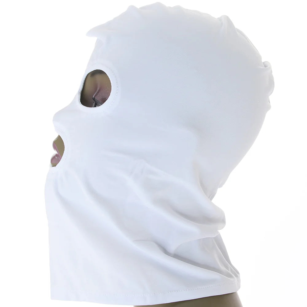 Taboo "Eyes and Mouth" Hood -White