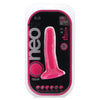 Elite Neo Pink Dual Density Dildo 6" - Pink