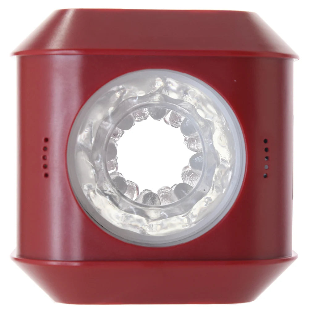 M for Men 'Slambox' Rotating Auto Stroker -Red