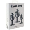 Playboy ''Pleasure 3 Ways'' Butt Plug Set