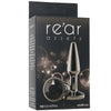 Rear Assets Tapered Gunmetal Gem Butt Plug - Small