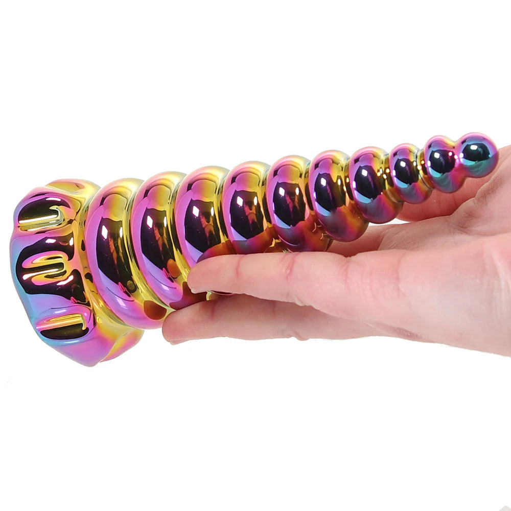 Creature Cocks "Twilight Rainbow" Glass Dildo