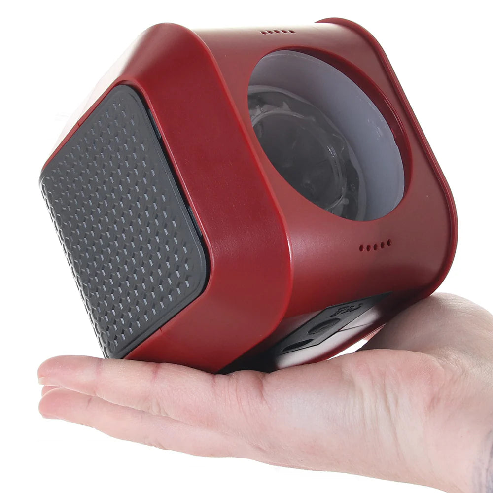 M for Men 'Slambox' Rotating Auto Stroker -Red