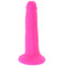 Elite Neo Pink Dual Density Dildo 6" - Pink