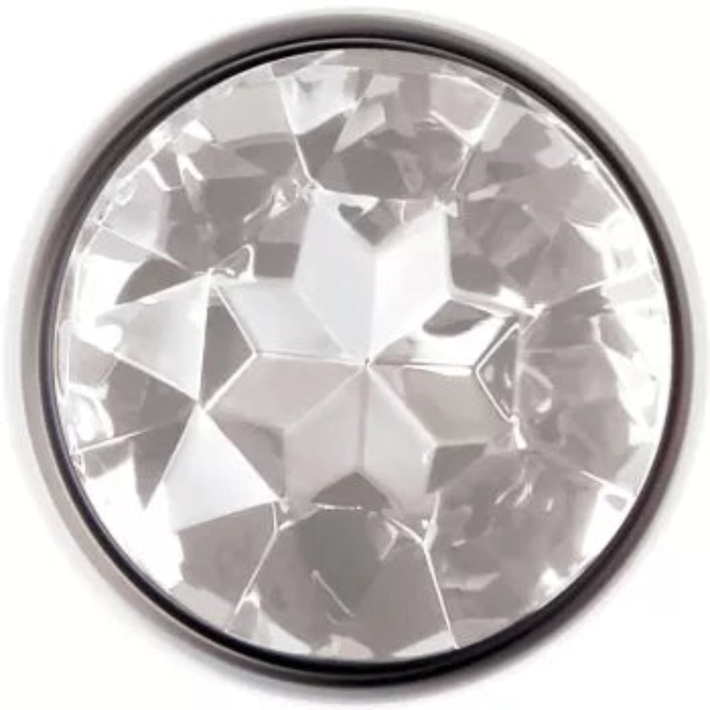 Adam & Eve 'Clear' Gem Anal Plug -Large