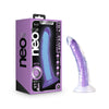 Neo Elite 'Glow In The Dark' 7.5 inch Dildo -Purple