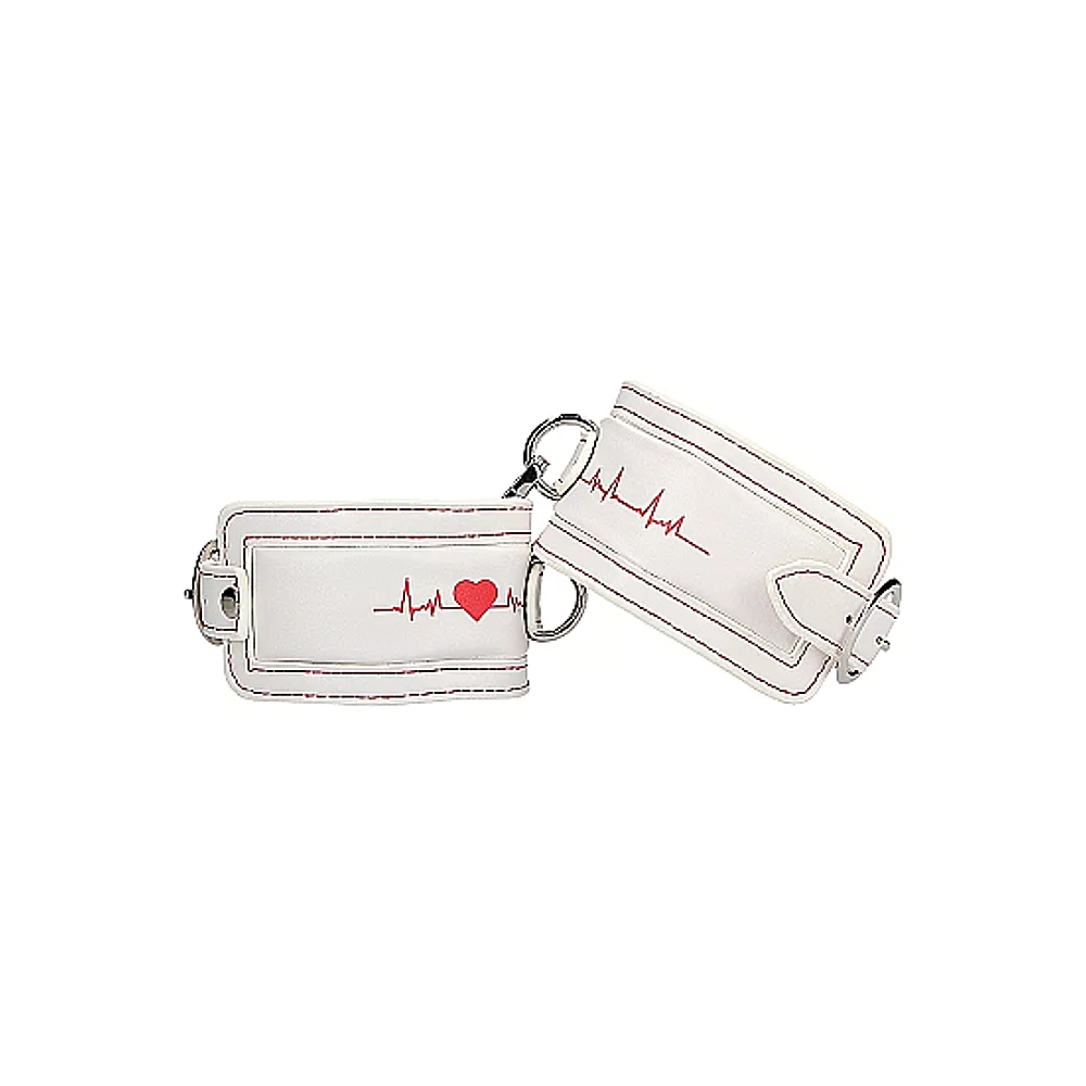Ouch! Nurse Theme "Wrist" Cuffs -White