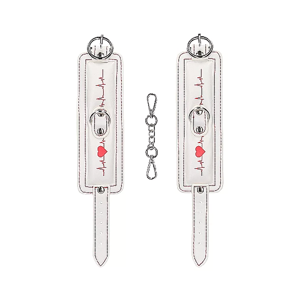Ouch! Nurse Theme "Wrist" Cuffs -White