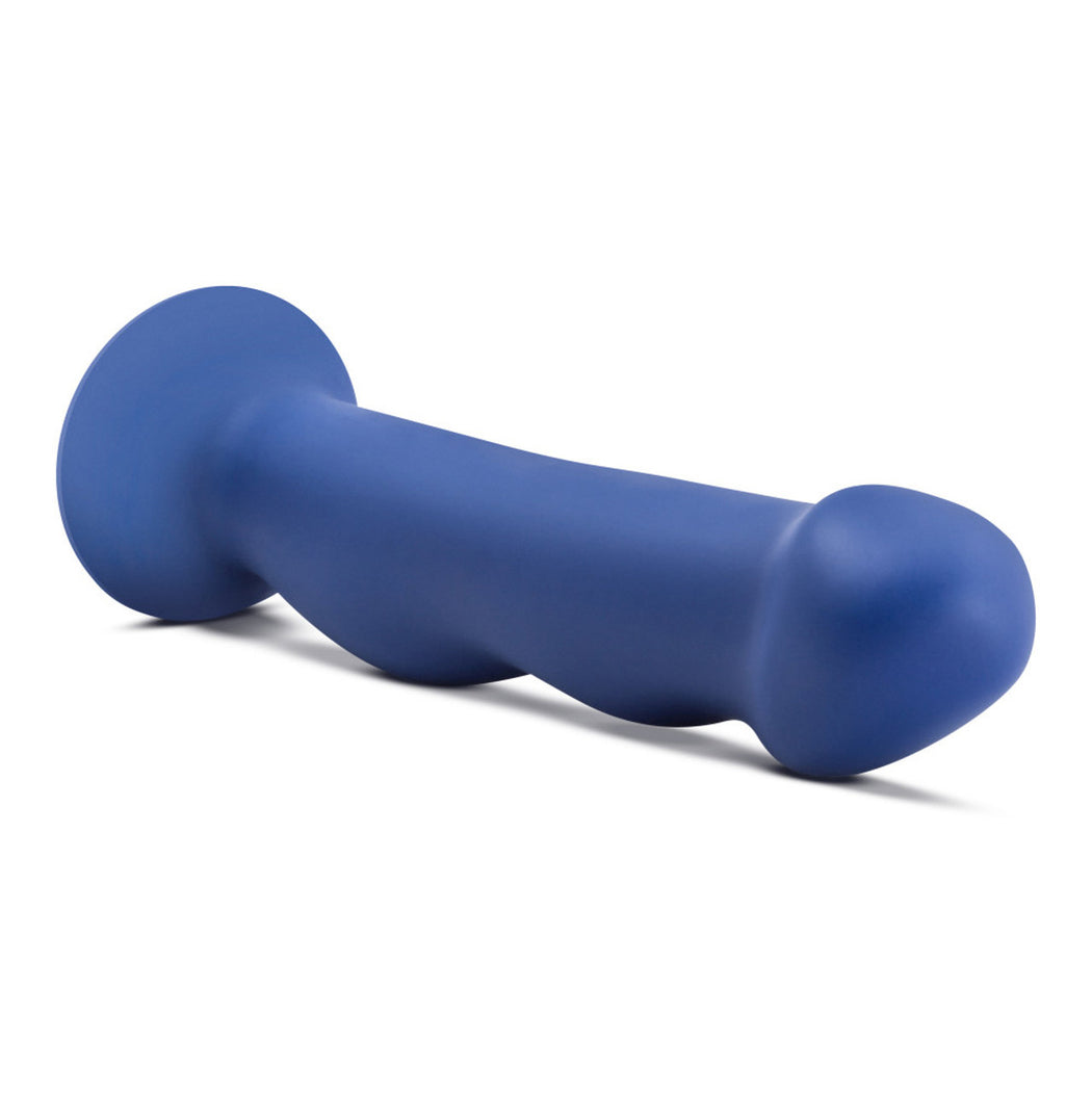 Avant D12 Suko Silicone Dual Density Dildo 8" - Indigo