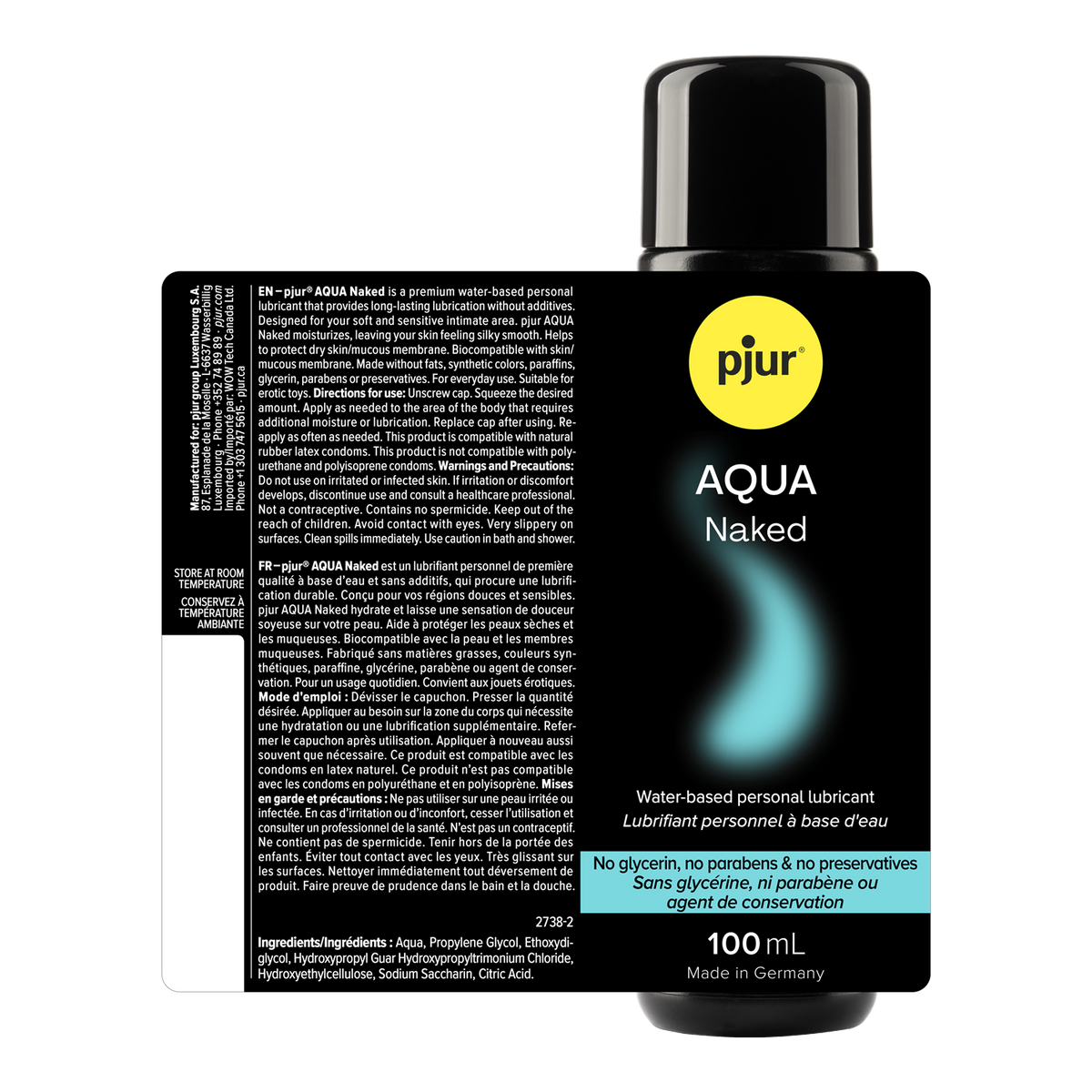 Pjur AQUA Naked - 100ML