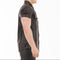 Mannequin wearing a black leather outfit on a white background