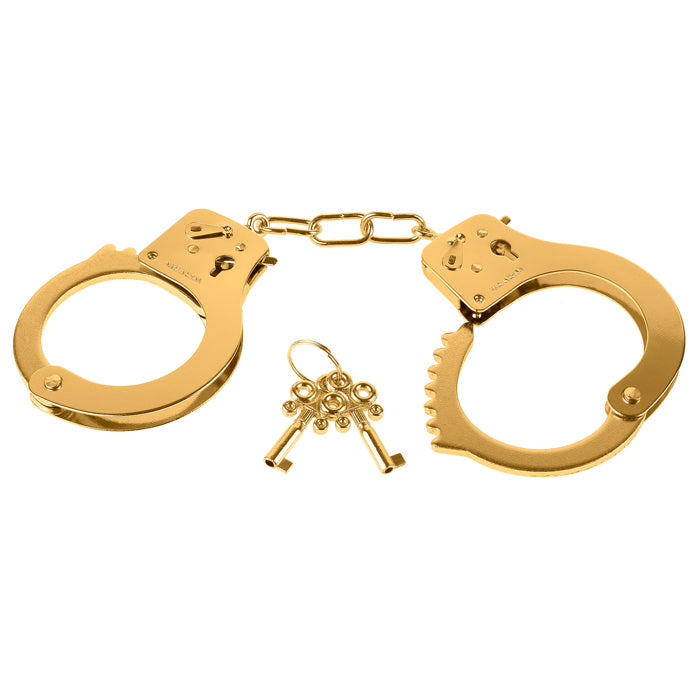 Fetish Fantasy Gold Metal Cuffs