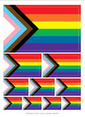 CC ''Progress'' Pride Flag Sticker Sheet