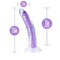 Neo Elite 'Glow In The Dark' 7.5 inch Dildo -Purple