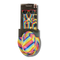 Packaged rainbow dress up set with suspenders, bow tie, and sunglasses on a white background.