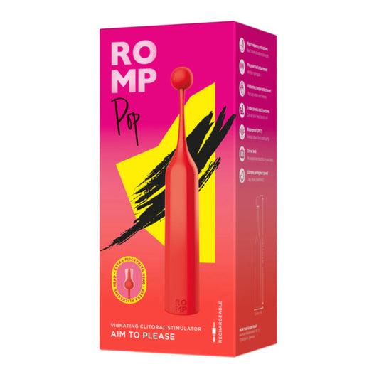 ROMP - Pop - Clitoral Aim Vibe -Luminous Red