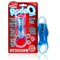 Screaming O RodeO Spinner Vibrating Ring -Blue