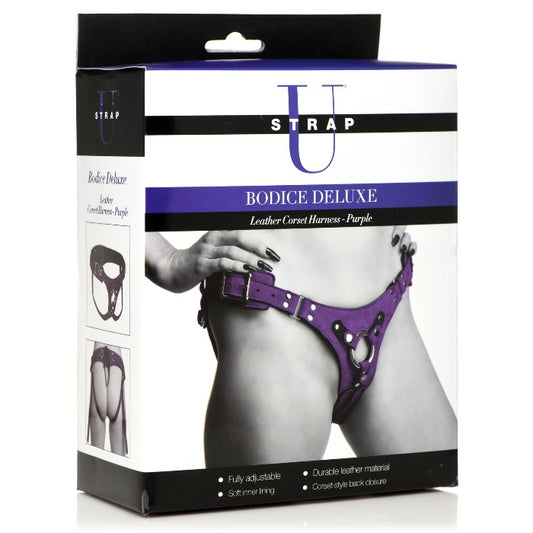 U Strap "Bodice" Deluxe Harness -Purple