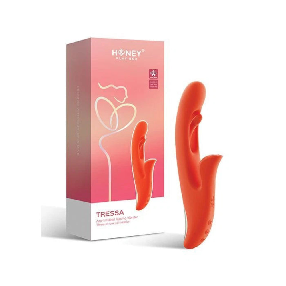 HONEY ''Tressa'' App-Enabled Flicking Rabbit Vibe