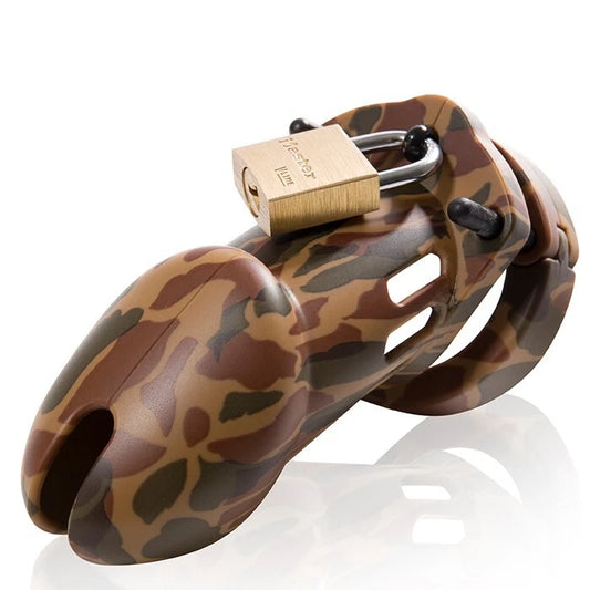CB-X CB-6000 Chastity Cage - Camouflage Green