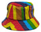 Striped Rainbow Pride Bucket Hat