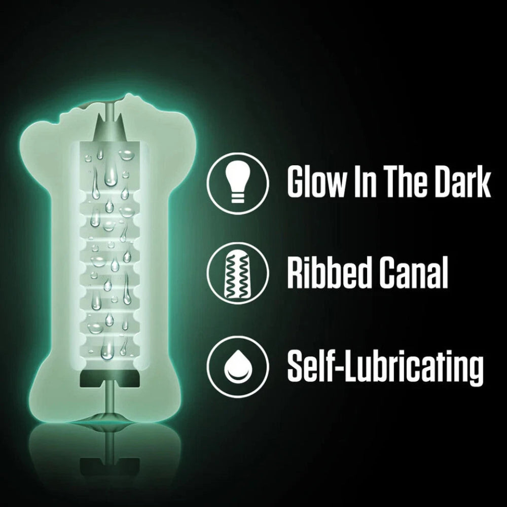 EnLust Soft and Wet Glow-in-the Dark Stroker - Tasha