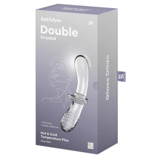 Satisfyer 'Double' Crystal Glass Dildo