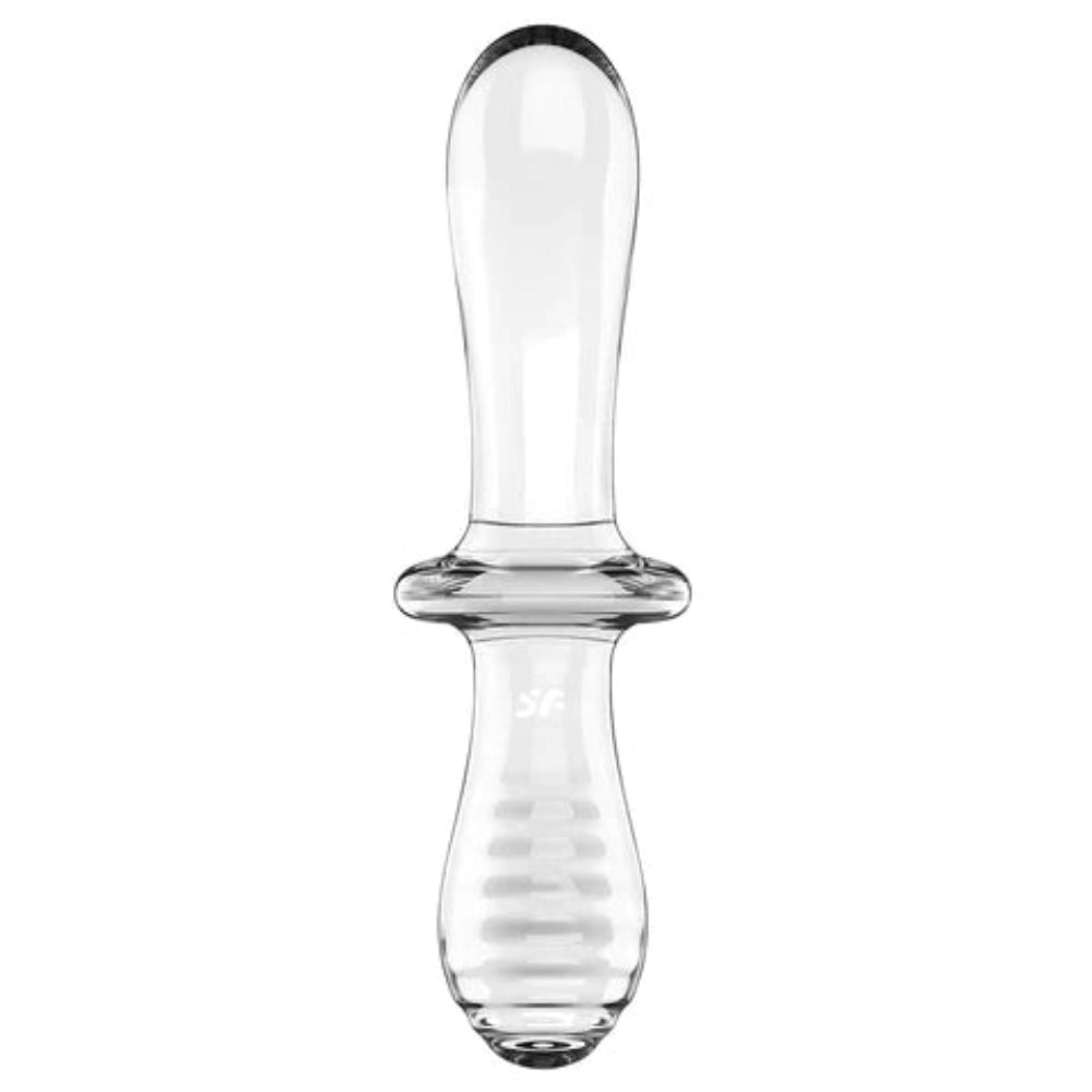 Satisfyer 'Double' Crystal Glass Dildo