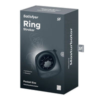 Satisfyer Ring Stroker w/ Vibration -Black