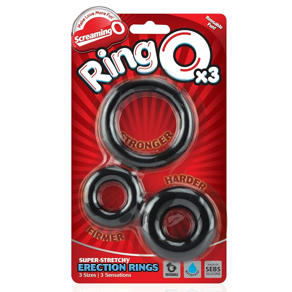 Screaming O RingO Cock Rings -3pk
