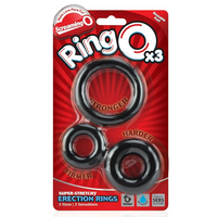 Screaming O RingO Cock Rings -3pk