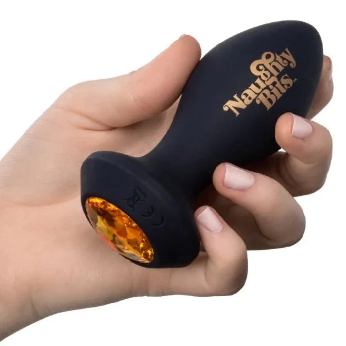 CalEx Naughty Bits "Shake Your Ass" Petite Gem Vibrating Butt Plug