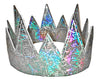 Party Crown Faux Leather - Silver Confetti
