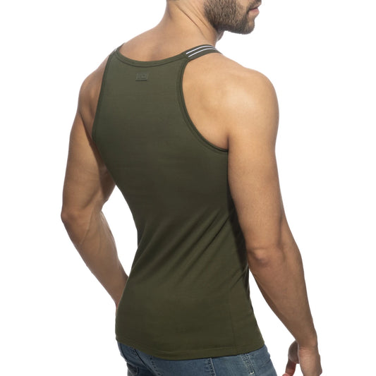 Addicted Sitges Slim Fit Tank Top - Khaki