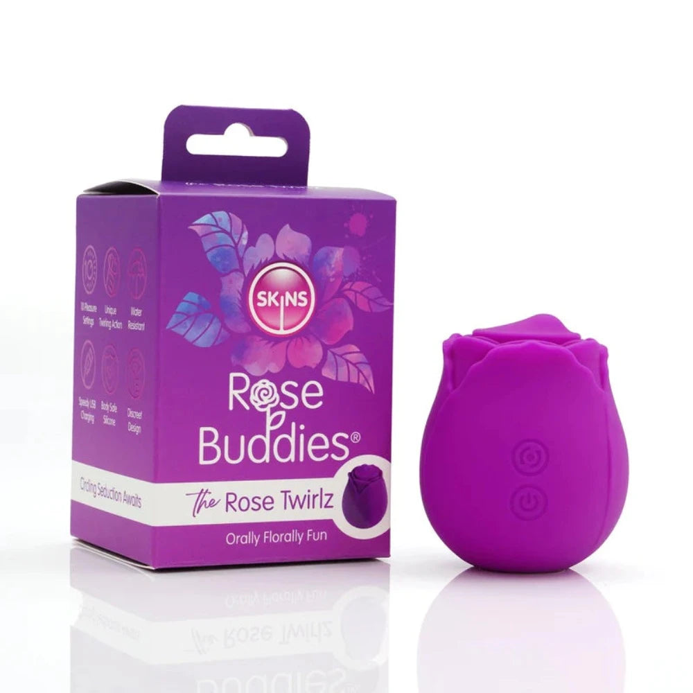 Skins Rose Buddies "The Rose Twirlz" Clitoral Toy