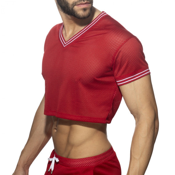 Addicted Slam V-Neck Crop Top