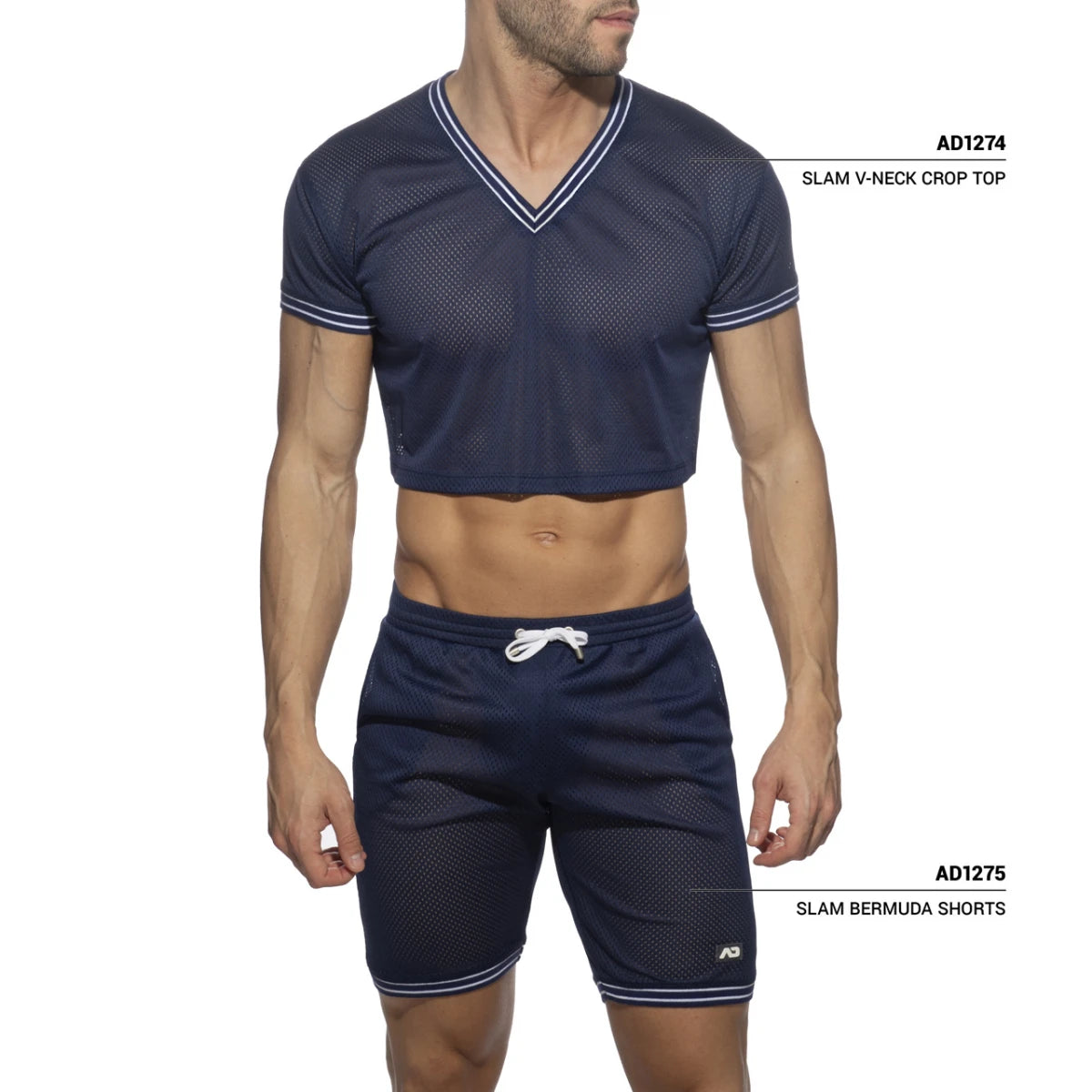 Addicted Slam V-Neck Crop Top