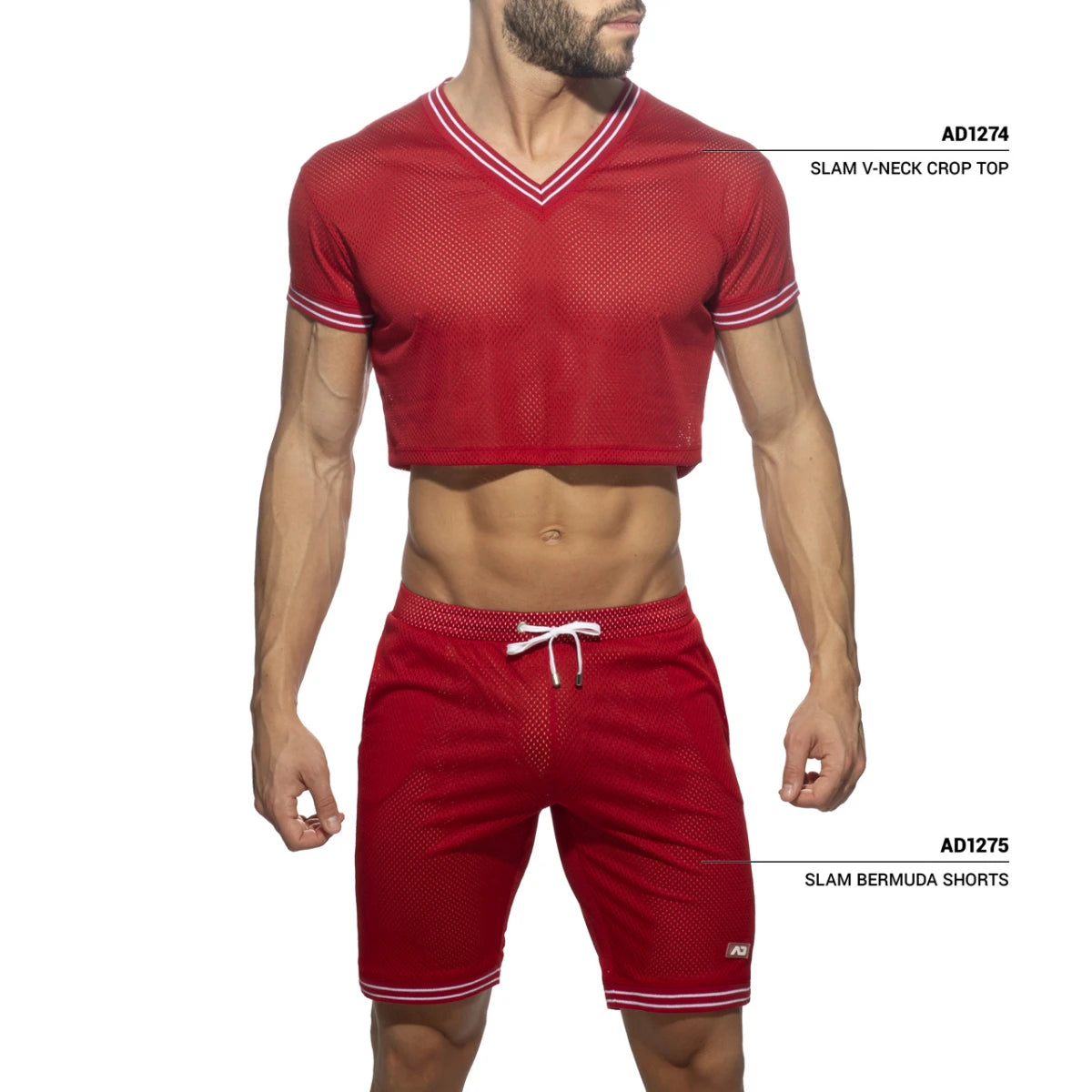 Addicted Slam V-Neck Crop Top
