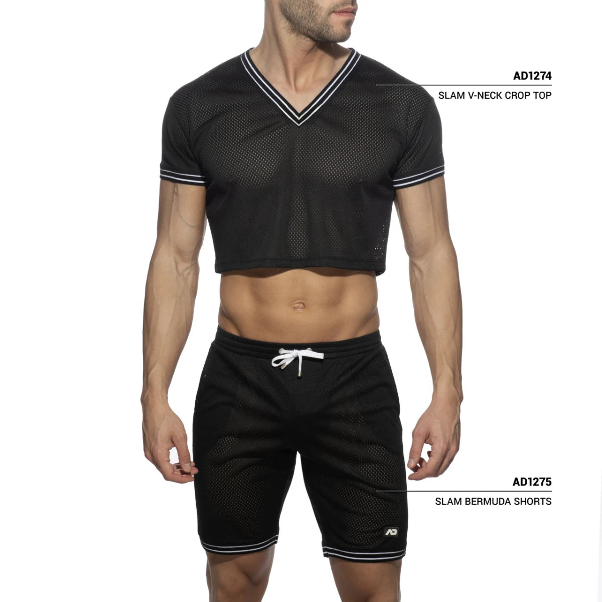 Addicted Slam V-Neck Crop Top