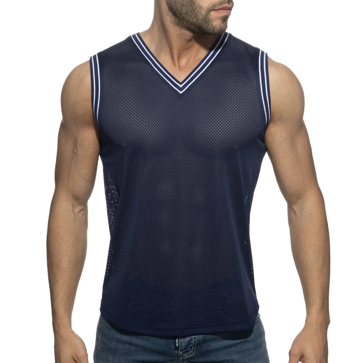 Addicted Slam V-Neck Sleeveless T-Shirt