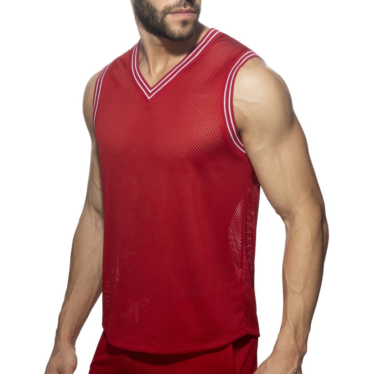 Addicted Slam V-Neck Sleeveless T-Shirt