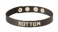 Leather Wordband Collar - Bottom
