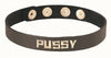 Leather Wordband Collar - Pussy